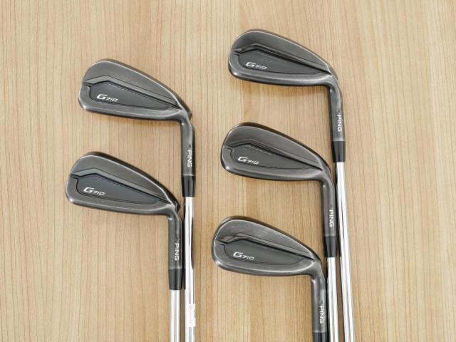 Iron set : Ping : ชุดเหล็ก Ping G710 (รุ่นปี 2021 Japan Spec. ใบใหญ่ ง่ายที่สุด ไกลที่สุดของ Ping) มีเหล็ก 6-Pw (5 ชิ้น) ก้านเหล็ก NS Pro 950 NEO Flex S