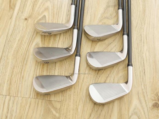 Iron set : Other Brand : ชุดเหล็ก Wilson TAB III (รุ่นท๊อปสุด หน้าเด้ง ตีไกล) มีเหล็ก 5-Pw (6 ชิ้น) ก้านกราไฟต์ Fujikura Speeder 801 Flex R