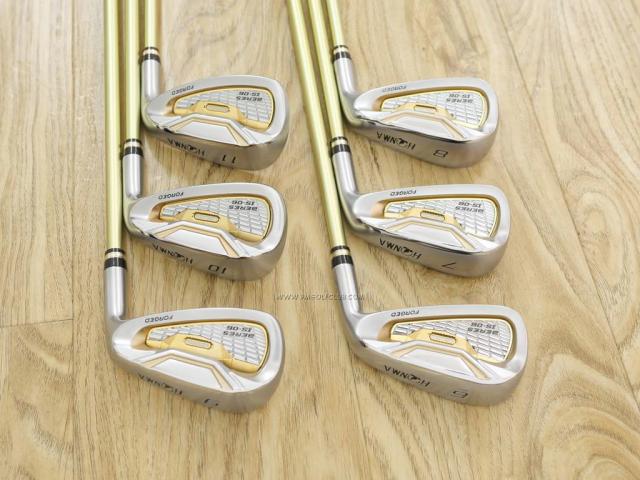 Iron set : Honma : ชุดเหล็ก Honma Beres IS-06 Forged (ปี 2019) มีเหล็ก 6-11 (6 ชิ้น เทียบเท่า 5-Pw) ก้าน ARMRQ X (47) Flex R (2 ดาว)