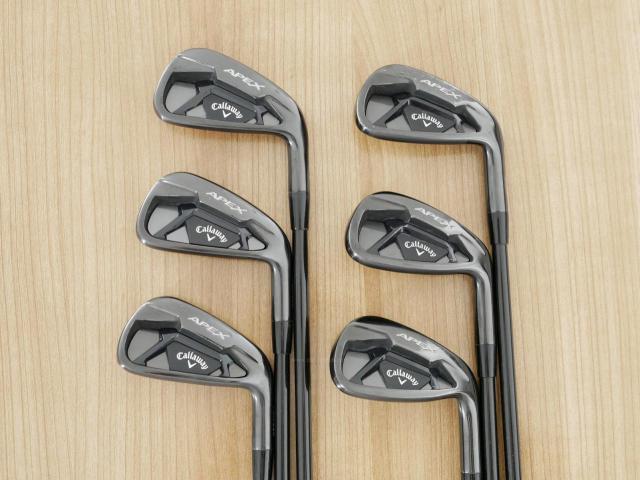 Iron set : Callaway : ชุดเหล็ก Callaway APEX Black Forged (หายาก ปี 2022) มีเหล็ก 5-Pw (6 ชิ้น) ก้านกราไฟต์ Graphite Design RAUNE i75 Flex R