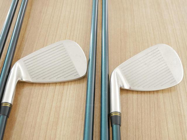 Iron set : Other Brand : ชุดเหล็ก S-Yard Exelight มีเหล็ก 5-Pw,Aw (7 ชิ้น) ก้านกราไฟต์ Flex R1