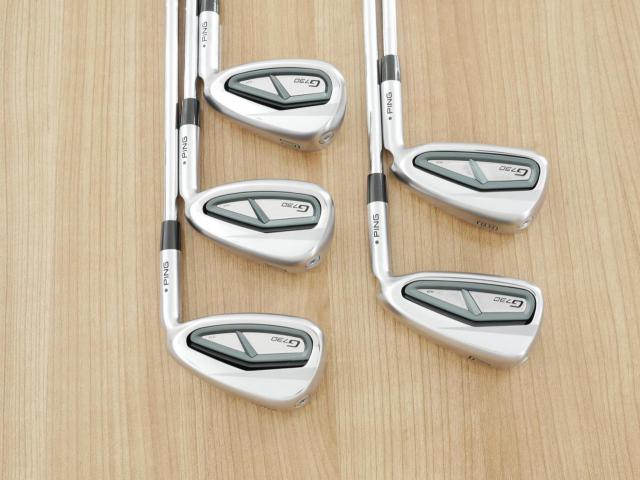 Iron set : Ping : ชุดเหล็ก Ping G730 (รุ่นล่าสุด ปี 2024 Japan Spec. ใบใหญ่ ง่ายที่สุด ไกลที่สุดของ Ping) มีเหล็ก 7-Pw,Aw (5 ชิ้น) ก้านเหล็ก NS Pro 750 NEO Flex S