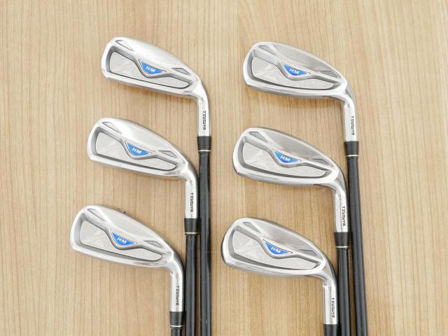 Iron set : Tsuruya : ชุดเหล็ก Tsuruya AXEL GX HM (หน้าเด้ง ตีไกลมาก) มีเหล็ก 5-Pw (6 ชิ้น) ก้านกราไฟต์ FLex R