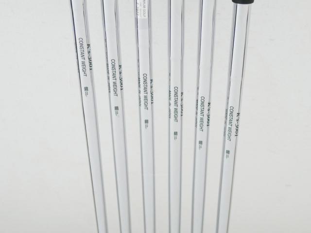 Iron set : Miura : ชุดเหล็ก Miura IC-601 (ตีง่าย ฟิลดี ระยะดี) มีเหล็ก 6-Pw,Gw (6 ชิ้น) ก้านเหล็ก Shimada K'S-3001 Flex S