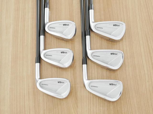 Iron set : PRGR : ชุดเหล็ก PRGR TUNE 02 CB Forged (นุ่มมาก หายากมาก) มีเหล็ก 5-Pw (6 ชิ้น) ก้านกราไฟต์ Tour AD 85 Flex S