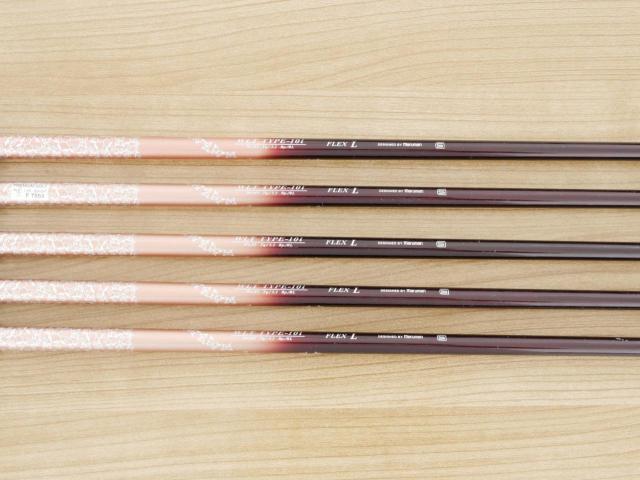 Lady club : All : ชุดเหล็กกระเทย Maruman Shuttle i3000x มีเหล็ก 7-Pw,Sw (5 ชิ้น) ก้านกราไฟต์ Flex L