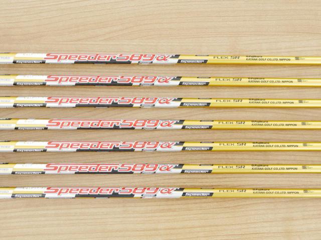 Iron set : Katana : ชุดเหล็ก Katana Sword ATC-589a (หน้าเด้ง) มีเหล็ก 6-Pw,Aw,Sw (7 ชิ้น) ก้านกราไฟต์ Fujikura Speeder 589 Flex SR
