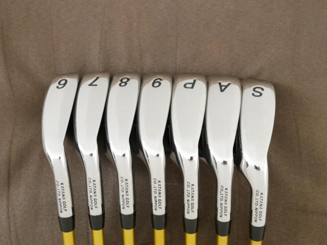 Iron set : Katana : ชุดเหล็ก Katana Sword ATC-589a (หน้าเด้ง) มีเหล็ก 6-Pw,Aw,Sw (7 ชิ้น) ก้านกราไฟต์ Fujikura Speeder 589 Flex SR