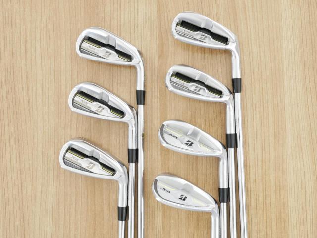 Iron set : Bridgestone : ชุดเหล็ก Bridgestone JGR Hybrid Forged (ตีไกลกว่าตัวอื่น 2 เบอร์) มีเหล็ก 7-P1,P2,Aw,Sw (7 ชิ้น) ก้านเหล็ก NS Pro ZELOS 8 Flex S