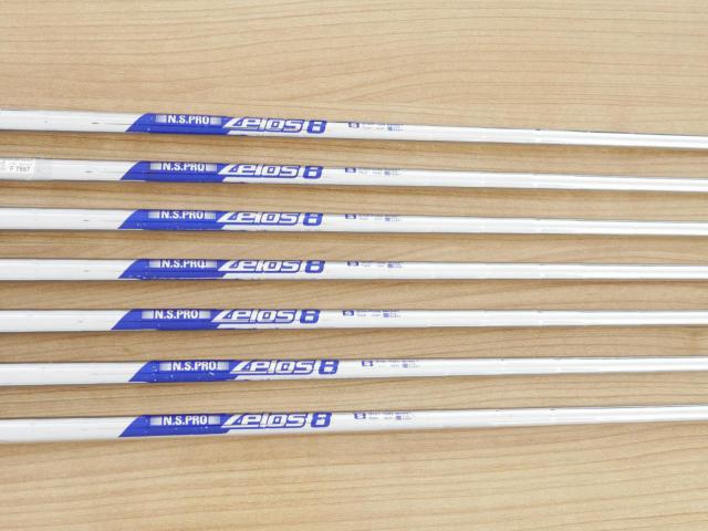 Iron set : Bridgestone : ชุดเหล็ก Bridgestone JGR Hybrid Forged (ตีไกลกว่าตัวอื่น 2 เบอร์) มีเหล็ก 7-P1,P2,Aw,Sw (7 ชิ้น) ก้านเหล็ก NS Pro ZELOS 8 Flex S