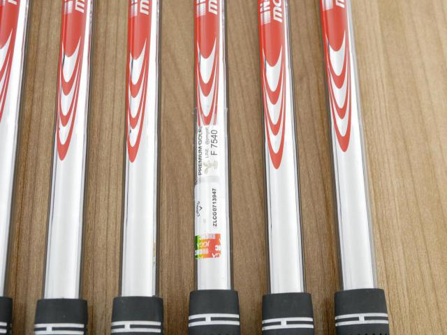 Iron set : Callaway : ชุดเหล็ก Callaway APEX Forged (รุ่นปี 2022) มีเหล็ก 5-Pw (6 ชิ้น) ก้านเหล็ก NS Pro Modus 105 Flex S