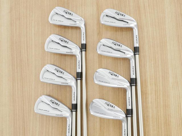 Iron set : Honma : ชุดเหล็ก Honma Tour World TW727P (Forged ออกปี 2016) มีเหล็ก 5-11,Sw (8 ชิ้น) ก้านกราไฟต์ Honma Vizard I55 Flex S