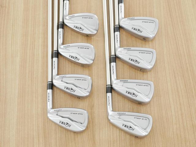 Iron set : Honma : ชุดเหล็ก Honma Tour World TW727P (Forged ออกปี 2016) มีเหล็ก 5-11,Sw (8 ชิ้น) ก้านกราไฟต์ Honma Vizard I55 Flex S