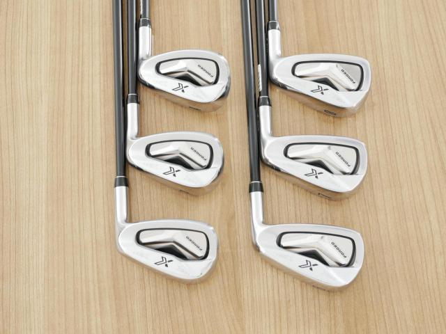 Iron set : XXIO : ชุดเหล็ก XXIO X Forged (รุ่นปี 2021) มีเหล็ก 6-Pw,Aw (6 ชิ้น) ก้านกราไฟต์ Miyazaki AX-1 Flex S