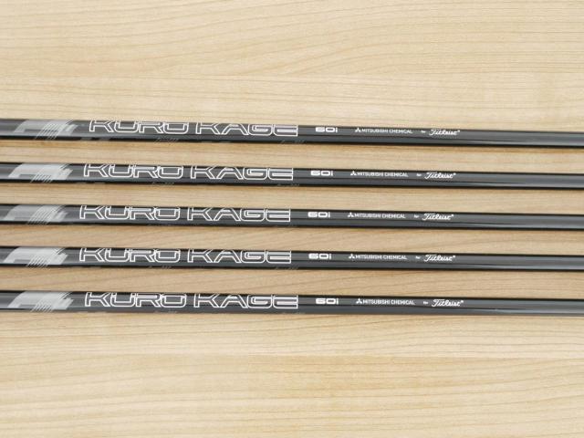 Iron set : Titleist : ชุดเหล็ก Titleist T300 (ออกปี 2019) มีเหล็ก 6-Pw (5 ชิ้น) ก้านกราไฟต์ Mitsubishi KUROKAGE 60i Flex R