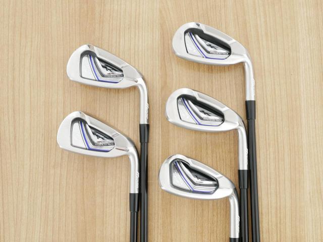 Iron set : Mizuno : ชุดเหล็ก Mizuno JPX EIII SV Titanium (ตัวท้อป ใบใหญ่ที่สุดของ Mizuno ตีง่ายมาก หน้าเด้ง ตีไกล) มีเหล็ก 6-Pw (5 ชิ้น) ก้านกราไฟต์ Flex SR