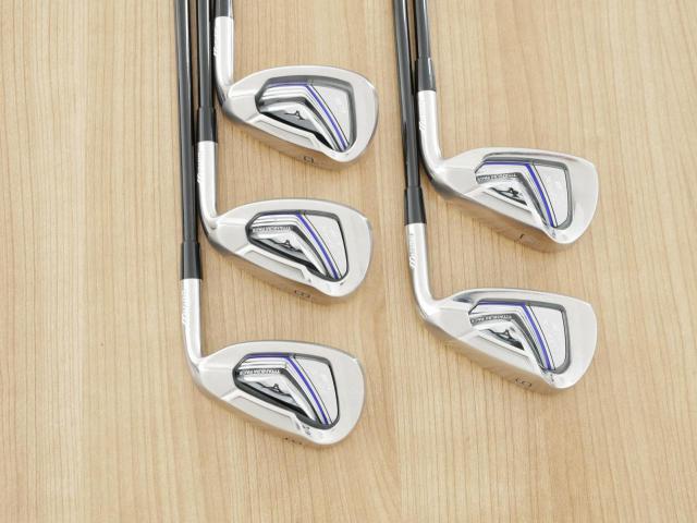 Iron set : Mizuno : ชุดเหล็ก Mizuno JPX EIII SV Titanium (ตัวท้อป ใบใหญ่ที่สุดของ Mizuno ตีง่ายมาก หน้าเด้ง ตีไกล) มีเหล็ก 6-Pw (5 ชิ้น) ก้านกราไฟต์ Flex SR