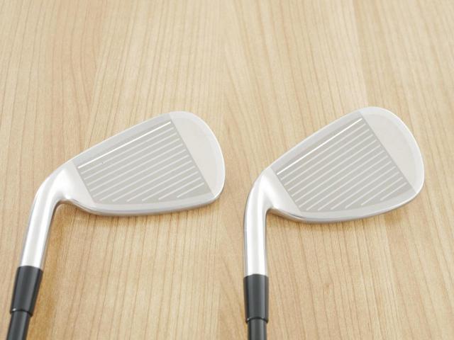 Iron set : Mizuno : ชุดเหล็ก Mizuno JPX EIII SV Titanium (ตัวท้อป ใบใหญ่ที่สุดของ Mizuno ตีง่ายมาก หน้าเด้ง ตีไกล) มีเหล็ก 6-Pw (5 ชิ้น) ก้านกราไฟต์ Flex SR