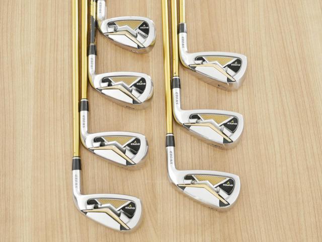 Iron set : Katana : **มีตำหนิ** ชุดเหล็ก Katana Sniper V (รุ่นท๊อป ใบใหญ่ ตีง่าย ไกล) มีเหล็ก 5-Pw,Sw (7 ชิ้น) ก้านกราไฟต์ Sword Gold Flex SR