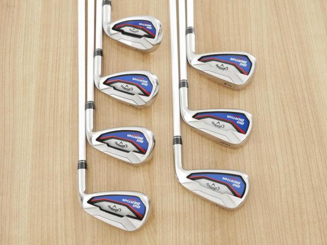 Iron set : Callaway : ชุดเหล็ก Callaway Big Bertha Beta (ใบใหญ่ ตีง่ายมาก) มีเหล็ก 5-Pw,Sw (7 ชิ้น) ก้านกราไฟต์ Fujikura Air Speeder Flex R