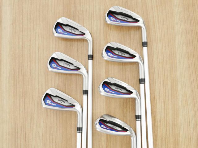 Iron set : Callaway : ชุดเหล็ก Callaway Big Bertha Beta (ใบใหญ่ ตีง่ายมาก) มีเหล็ก 5-Pw,Sw (7 ชิ้น) ก้านกราไฟต์ Fujikura Air Speeder Flex R