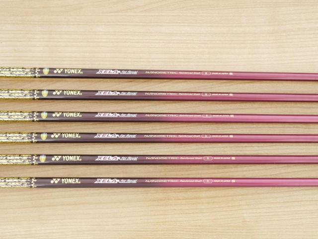 Iron set : Yonex : ชุดเหล็ก Yonex Royal DTP (ออกปี 2016 ท๊อปสุด ก้านดีมาก หน้าเด้ง ตีไกลสุดๆ) มีเหล็ก 7-Pw,Aw,As (6 ชิ้น) ก้านกราไฟต์ Flex R