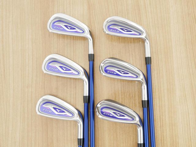Lady club : All : ชุดเหล็ก Mizuno Efil 8 (ตีง่าย) มีเหล็ก 6-Pw,Sw (6 ชิ้น) ก้านกราไฟต์ Flex L