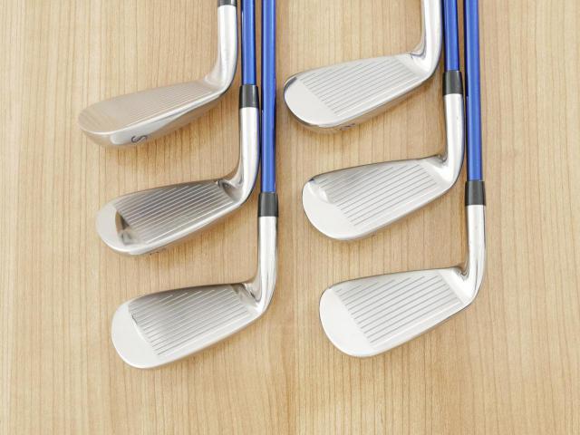 Lady club : All : ชุดเหล็ก Mizuno Efil 8 (ตีง่าย) มีเหล็ก 6-Pw,Sw (6 ชิ้น) ก้านกราไฟต์ Flex L