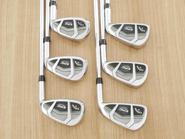 Iron set : Callaway : ชุดเหล็ก Callaway EPIC Star (ปี 2018 หน้าเด้ง โกงองศา ตีไกลมากๆ) มีเหล็ก 6-Pw,Gw (6 ชิ้น) ก้านเหล็ก NS Pro Zelos 7 Flex S