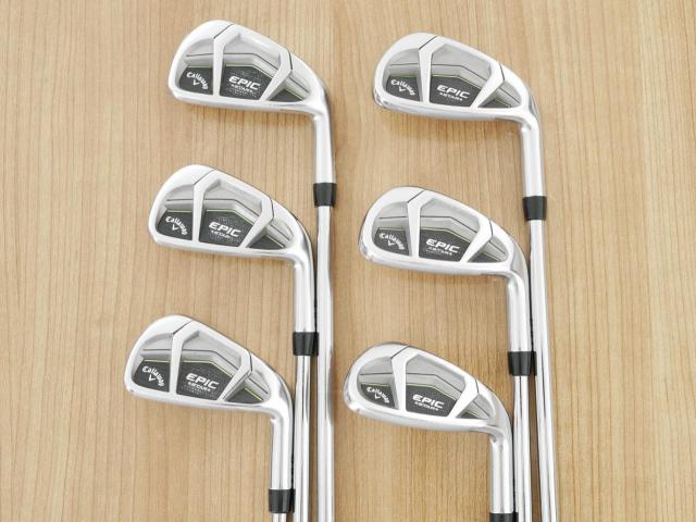Iron set : Callaway : ชุดเหล็ก Callaway EPIC Star (ปี 2018 หน้าเด้ง โกงองศา ตีไกลมากๆ) มีเหล็ก 6-Pw,Gw (6 ชิ้น) ก้านเหล็ก NS Pro Zelos 7 Flex S