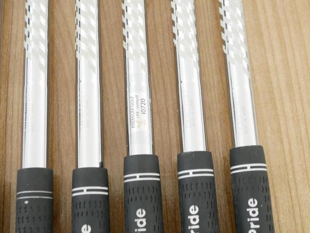 Iron set : PRGR : ชุดเหล็ก PRGR 02 Forged (ปี 2021 นุ่มมาก หายาก) มีเหล็ก 5-Pw (6 ชิ้น) ก้านเหล็ก NS Pro 85 Flex SR (M-40)