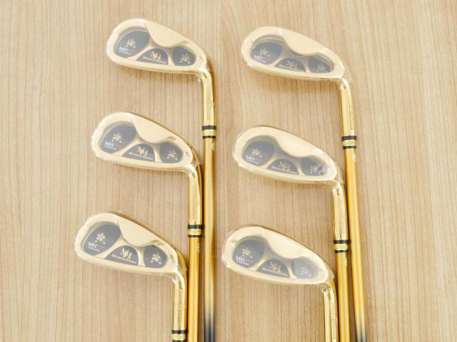 Iron set : Other Brand : **ของใหม่ ยังไม่แกะพลาสติก** ชุดเหล็ก Mutsumi Honma MH777 One Length (ใบใหญ่ ตีง่าย ไกล) มีเหล็ก 5-Pw (6 ชิ้น) ก้านกราไฟต์ Flex SR