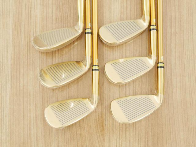 Iron set : Other Brand : **ของใหม่ ยังไม่แกะพลาสติก** ชุดเหล็ก Mutsumi Honma MH777 One Length (ใบใหญ่ ตีง่าย ไกล) มีเหล็ก 5-Pw (6 ชิ้น) ก้านกราไฟต์ Flex SR