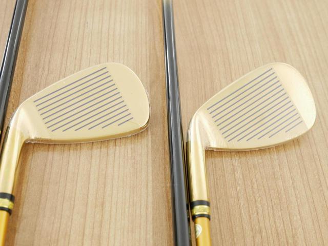 Iron set : Other Brand : **ของใหม่ ยังไม่แกะพลาสติก** ชุดเหล็ก Mutsumi Honma MH777 One Length (ใบใหญ่ ตีง่าย ไกล) มีเหล็ก 5-Pw (6 ชิ้น) ก้านกราไฟต์ Flex SR