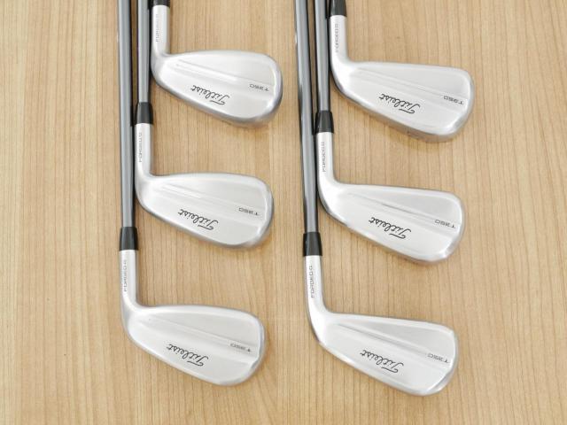 Iron set : Titleist : ชุดเหล็ก Titleist T350 Forged (รุ่นใหม่ล่าสุด ออกปี 2025) มีเหล็ก 5-Pw (6 ชิ้น) ก้านกราไฟต์ Mitsubishi MMT 65 Flex R