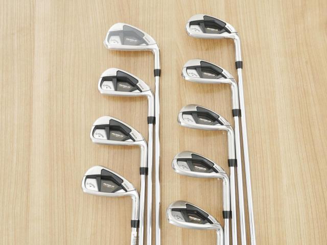 Iron set : Callaway : ชุดเหล็ก Callaway Rogue ST Max (ออกปี 2022 ตีง่าย ไกลมาก) มีเหล็ก 5-Pw,Aw,Gw,Sw (9 ชิ้น) ก้านเหล็ก Dynamic Gold 95 R300