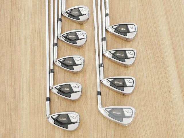 Iron set : Callaway : ชุดเหล็ก Callaway Rogue ST Max (ออกปี 2022 ตีง่าย ไกลมาก) มีเหล็ก 5-Pw,Aw,Gw,Sw (9 ชิ้น) ก้านเหล็ก Dynamic Gold 95 R300