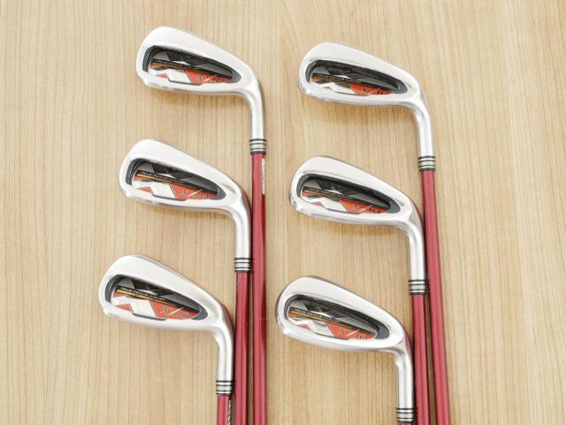 Iron set : XXIO : ชุดเหล็ก XXIO 10 Red (ปี 2019 ตีง่ายมากๆ ไกลมากๆ) มีเหล็ก 5-Pw (6 ชิ้น) ก้านกราไฟต์ MP1000 Flex SR