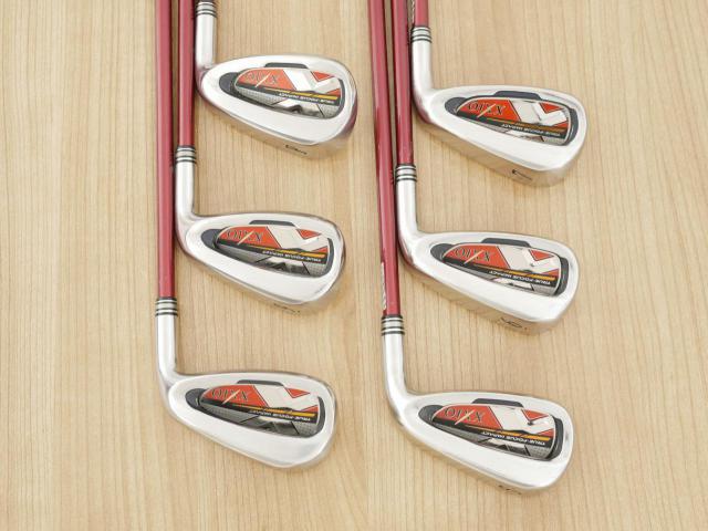 Iron set : XXIO : ชุดเหล็ก XXIO 10 Red (ปี 2019 ตีง่ายมากๆ ไกลมากๆ) มีเหล็ก 5-Pw (6 ชิ้น) ก้านกราไฟต์ MP1000 Flex SR