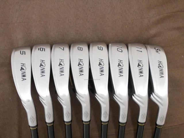 Iron set : Honma : ชุดเหล็ก Honma Beres MG702 มีเหล็ก 5-11,Sw (8 ชิ้น เทียบเท่า 4-Pw,Sw) ก้าน ARMRQ B49 FLex R (2 ดาว)