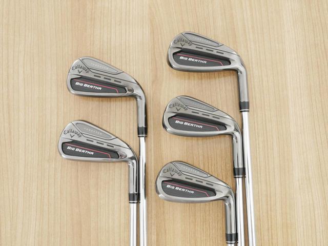 Iron set : Callaway : ชุดเหล็ก Callaway Big Bertha (รุ่นล่าสุด ปี 2023 ตีง่ายที่สุดของ Callaway) มีเหล็ก 6-Pw (5 ชิ้น) ก้านเหล็ก NS Pro 950 Neo Flex S