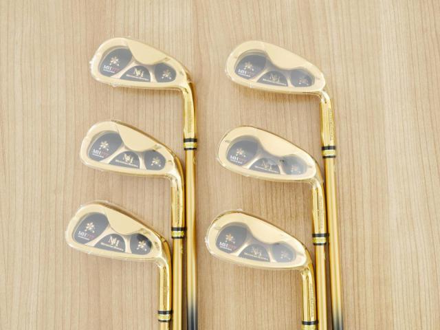 Iron set : Other Brand : **ของใหม่ ยังไม่แกะพลาสติก** ชุดเหล็ก Mutsumi Honma MH777 One Length (ใบใหญ่ ตีง่าย ไกล) มีเหล็ก 5-Pw (6 ชิ้น) ก้านกราไฟต์ Flex SR