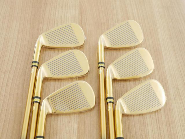 Iron set : Other Brand : **ของใหม่ ยังไม่แกะพลาสติก** ชุดเหล็ก Mutsumi Honma MH777 One Length (ใบใหญ่ ตีง่าย ไกล) มีเหล็ก 5-Pw (6 ชิ้น) ก้านกราไฟต์ Flex SR