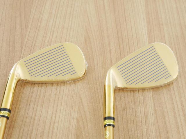 Iron set : Other Brand : **ของใหม่ ยังไม่แกะพลาสติก** ชุดเหล็ก Mutsumi Honma MH777 One Length (ใบใหญ่ ตีง่าย ไกล) มีเหล็ก 5-Pw (6 ชิ้น) ก้านกราไฟต์ Flex SR
