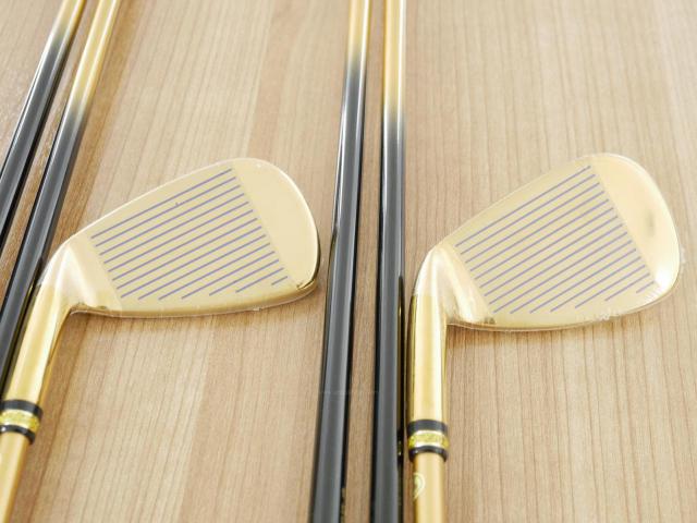 Iron set : Other Brand : **ของใหม่ ยังไม่แกะพลาสติก** ชุดเหล็ก Mutsumi Honma MH777 One Length (ใบใหญ่ ตีง่าย ไกล) มีเหล็ก 5-Pw (6 ชิ้น) ก้านกราไฟต์ Flex SR