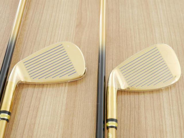 Iron set : Other Brand : **ของใหม่ ยังไม่แกะพลาสติก** ชุดเหล็ก Mutsumi Honma MH777 One Length (ใบใหญ่ ตีง่าย ไกล) มีเหล็ก 5-Pw (6 ชิ้น) ก้านกราไฟต์ Flex SR
