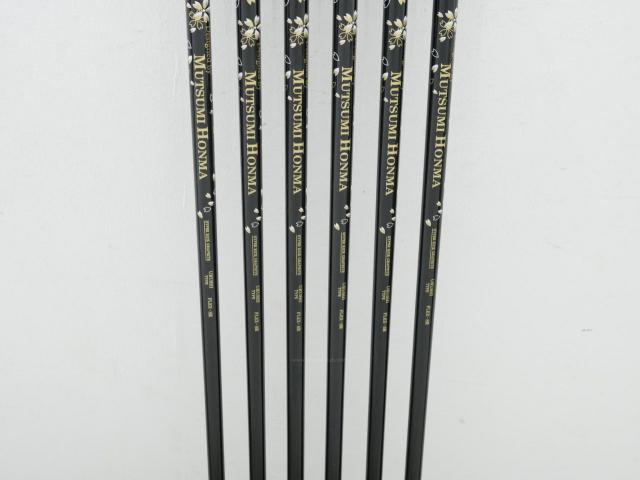 Iron set : Other Brand : **ของใหม่ ยังไม่แกะพลาสติก** ชุดเหล็ก Mutsumi Honma MH777 One Length (ใบใหญ่ ตีง่าย ไกล) มีเหล็ก 5-Pw (6 ชิ้น) ก้านกราไฟต์ Flex SR