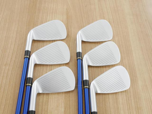 Iron set : Honma : **ก้าน 3 ดาว** ชุดเหล็ก Honma Tour World TW727P (Forged) มีเหล็ก 5-10 (6 ชิ้น) ก้านกราไฟต์ ARMRQ 8 (54) Flex R (3 ดาว)
