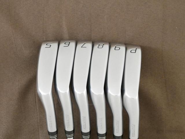 Iron set : Fourteen : ชุดเหล็ก Fourteen TP766 (รุ่นปี 2019 ตีง่าย ไกลมาก) มีเหล็ก 5-Pw (6 ชิ้น) ก้านเหล็ก NS Pro Modus 105 Flex S