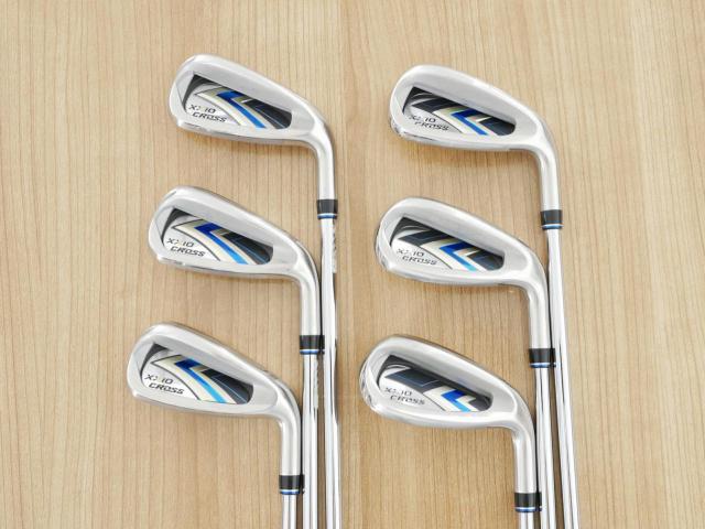 Iron set : XXIO : ชุดเหล็ก XXIO Cross 2 (ออกปี 2021 ตีไกลที่สุดของที่สุดจาก XXIO หน้าเด้งสุดๆ) มีเหล็ก 6-Pw,Aw (6 ชิ้น ตีไกลกว่าปกติ 2 เบอร์) ก้านเหล็ก NS Pro 860 DST Flex R